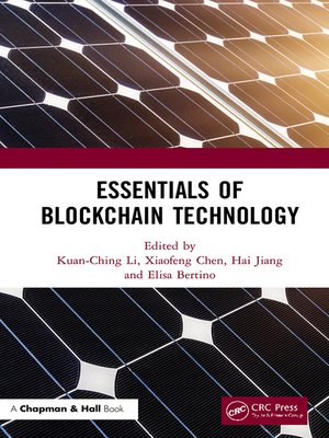 cover image of Essentials of Blockchain Technology